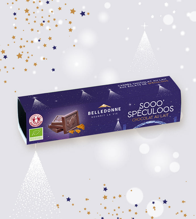 Carrés sooo spéculoos chocolat lait bio - 2