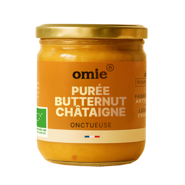Purée butternut châtaigne bio (légumes de charente) - 1