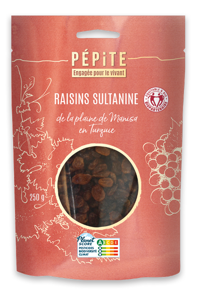Raisins sultanine bio et équitable - 1