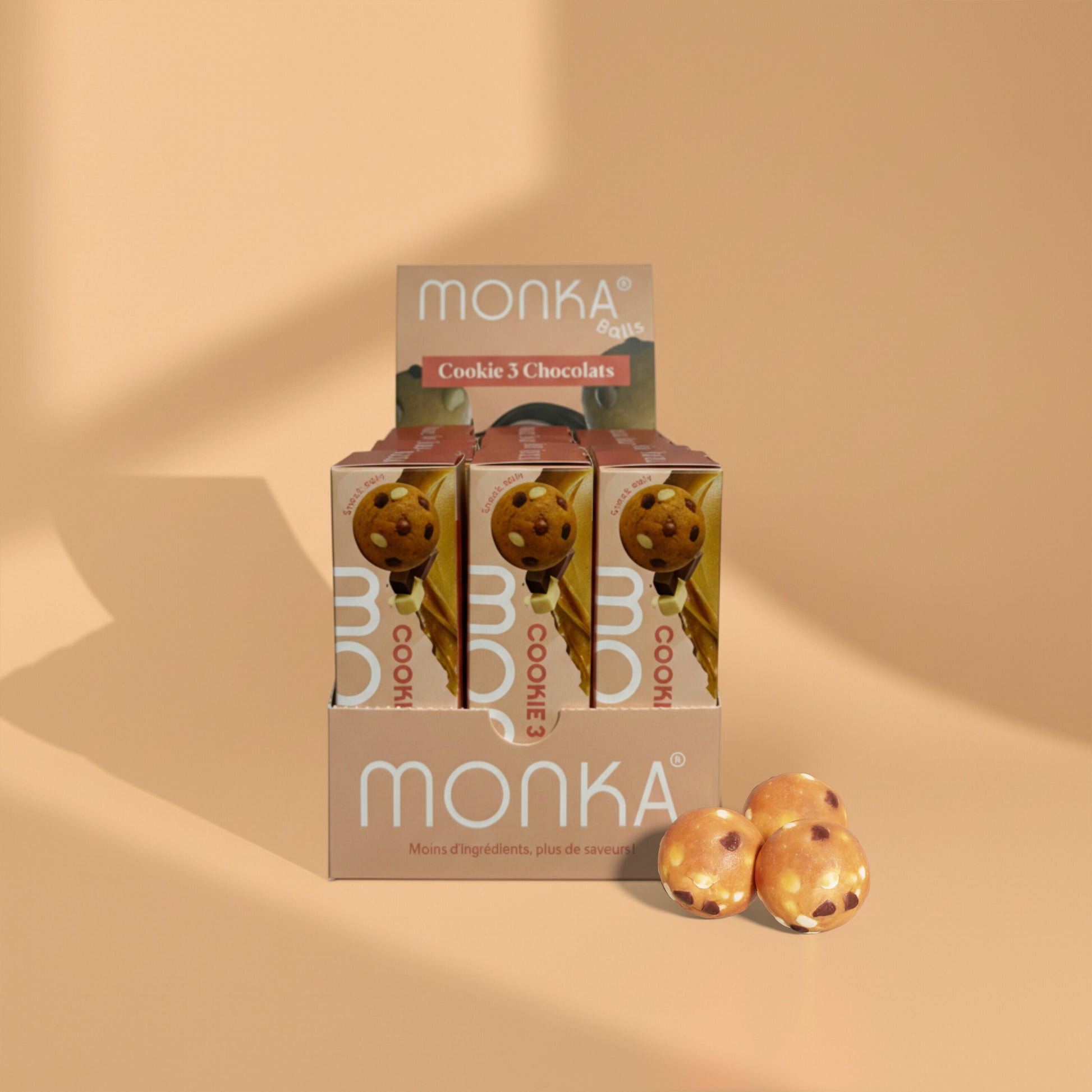 Balls bio cookie 3 chocolats (prêt à vendre) - 1