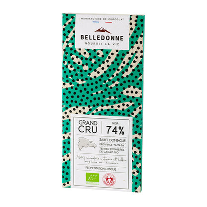 Tablette noir 74% st domingue bio - 1